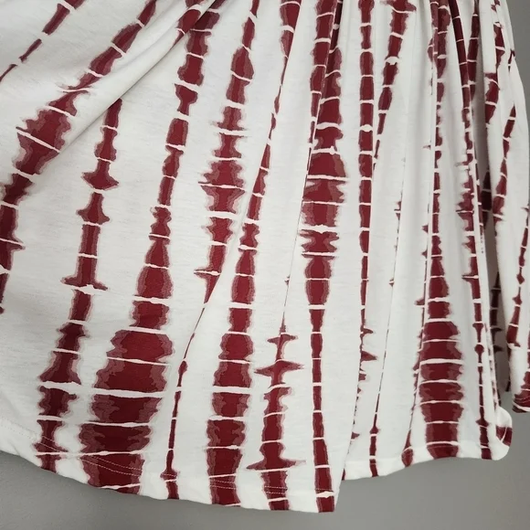 LuLaRoe NWT red and white skirt size XL with pockets - Picture 3 of 7